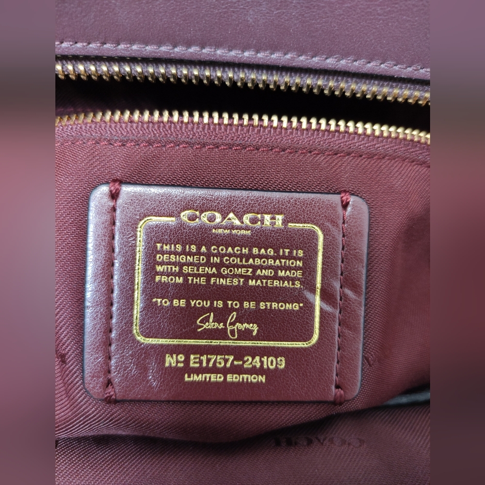 Coach 24109 Limited Edition Selena Grace Bag In Colorblock READ - Picture 11 of 17